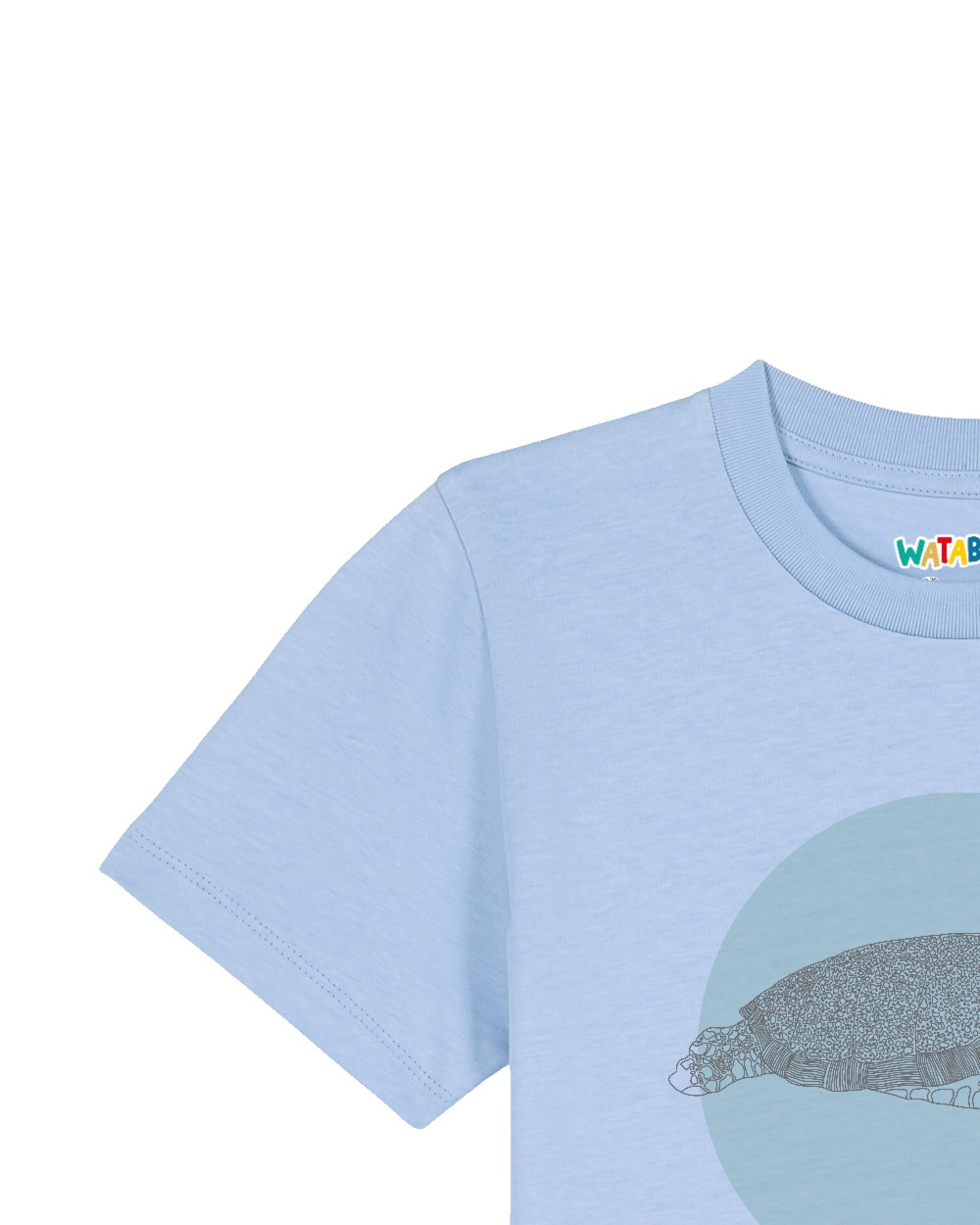 T-Shirt 'Meeresschildkröte' watabout.kids en bleu