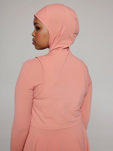 SIYA Swimwear T-Shirt Badeanzug 'Hijab' in Orange