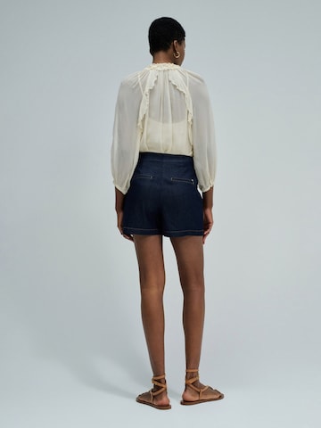 Salsa Jeans Regular Shorts in Blau