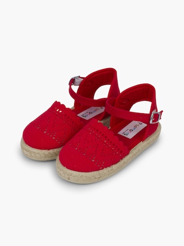 Sandales Pisamonas en rouge