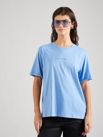 MSCH COPENHAGEN - Camiseta 'Terina' en azul: frente