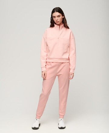 Superdry Tapered Sportbroek in Roze
