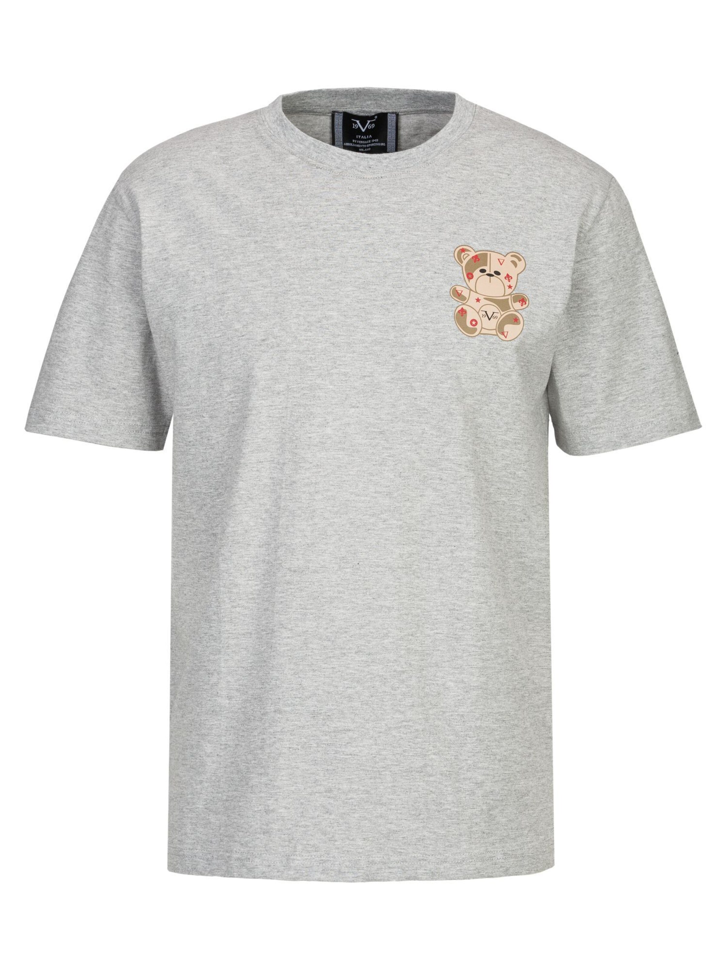 19V69 ITALIA Shirt 'Rafael' in Beige / Mottled grey, Item view