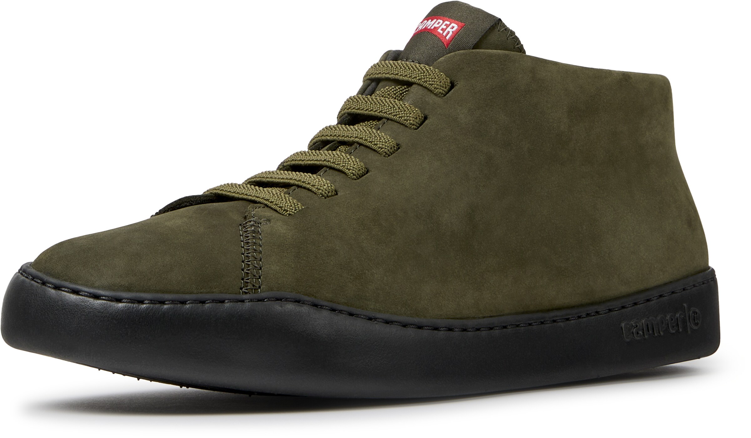 CAMPER Sneakers hoog ' Peu Touring ' in Groen: voorkant