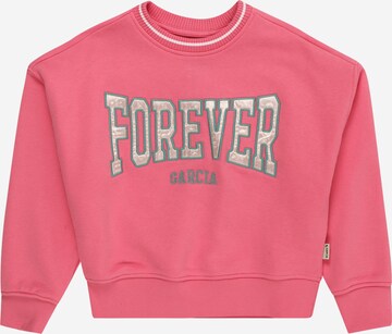 GARCIA Sweatshirt in Roze: voorkant