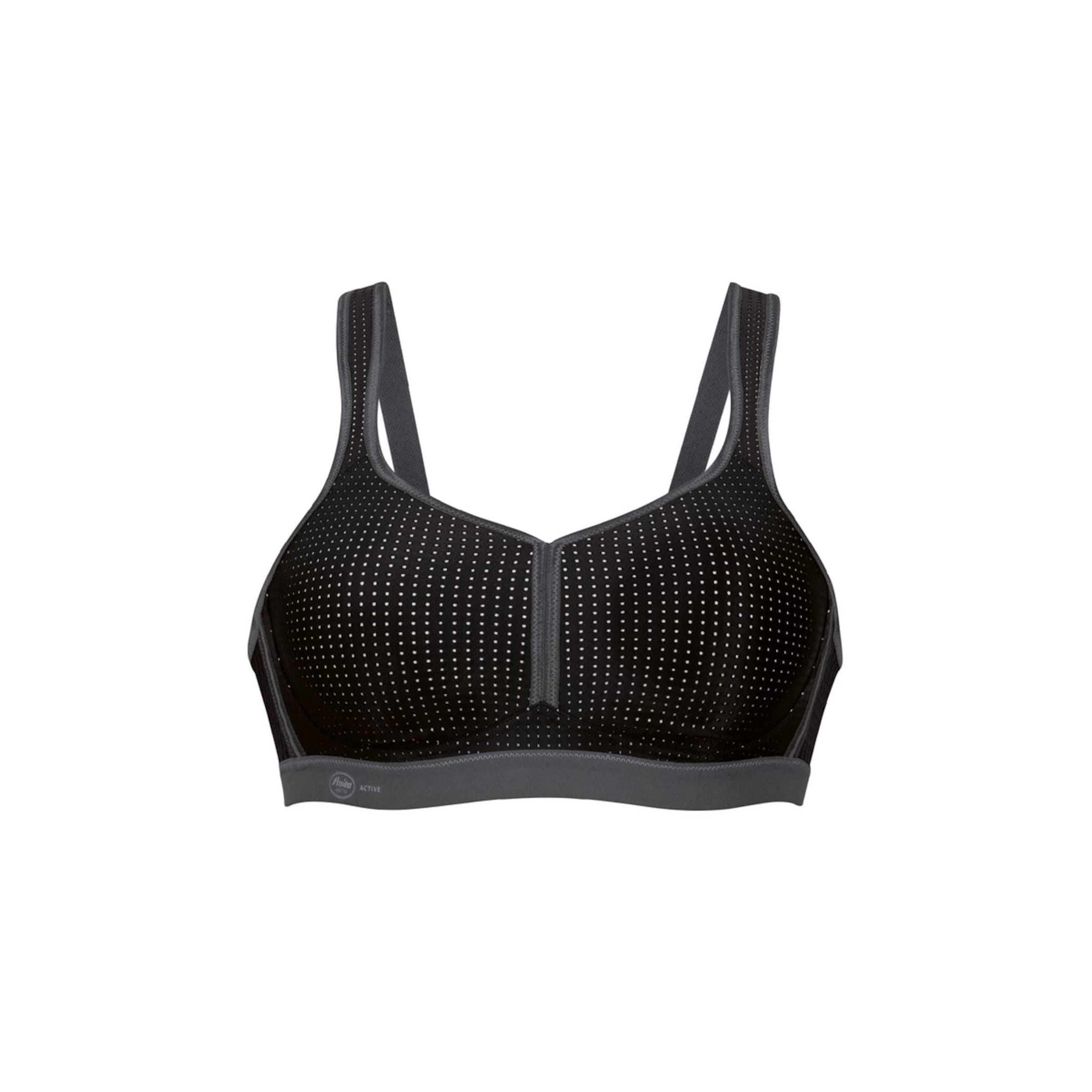 ANITA Bralette Sports Bra in Black: front