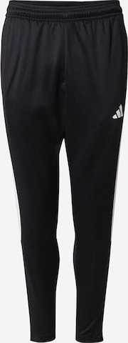 ADIDAS SPORTSWEAR Slimfit Sportsbukser 'TIRO' i sort: forside