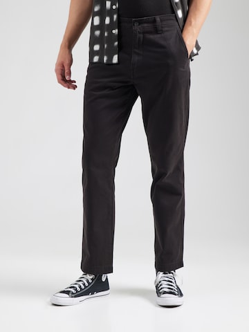 LEVI'S ® Regularen Chino hlače 'AUTHENTIC' | črna barva: sprednja stran