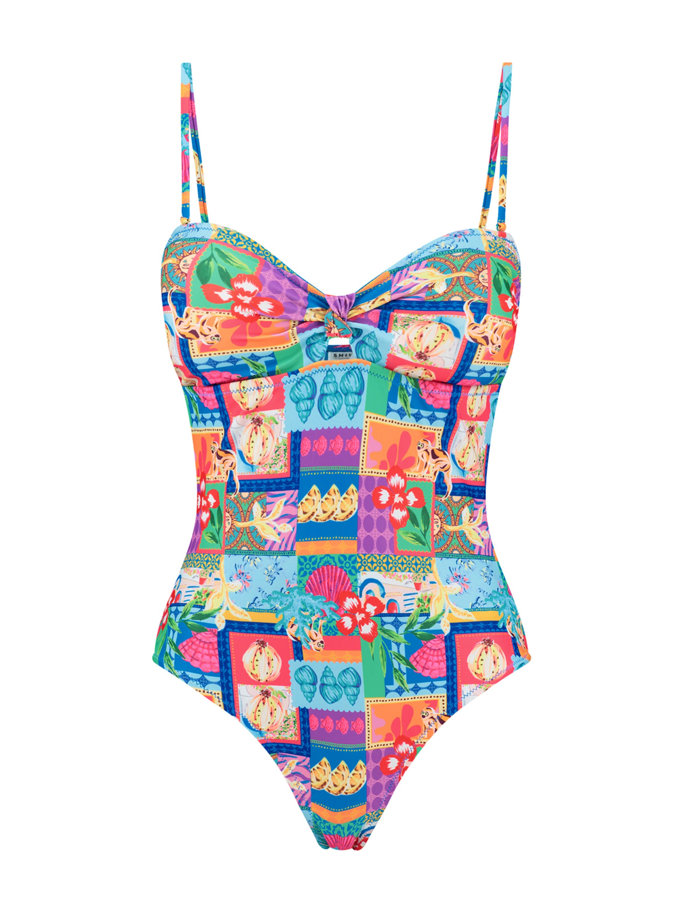 Shiwi Μπαντό Ολόσωμο μαγιό σε ανάμεικτα χρώματα: μπροστά