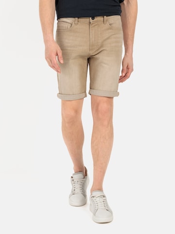 CAMEL ACTIVE Slim fit Jeans in Beige: front