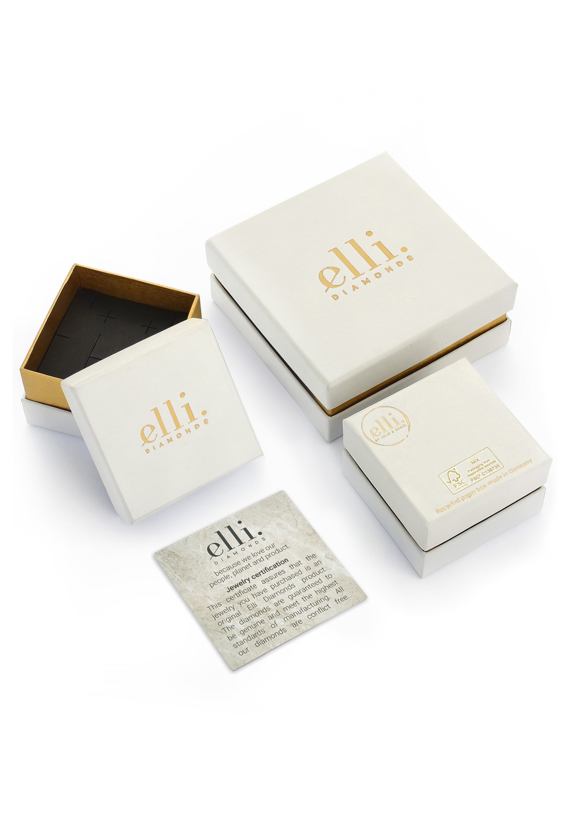ELLI PREMIUM Ring in Zilver
