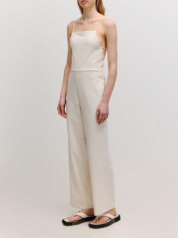 EDITED Jumpsuit 'Noor' (GOTS) in Weiß: predná strana