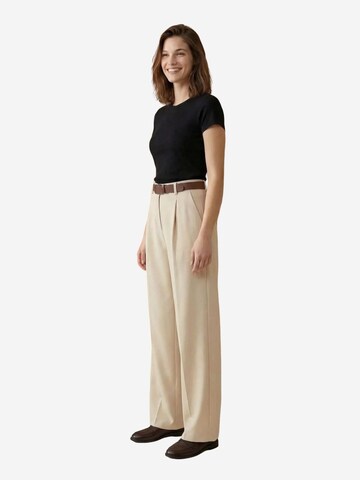 My fashionWide Leg/ Široke nogavice Hlače - bež boja