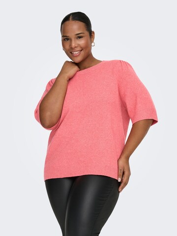 Pull-over 'CARRica' ONLY Carmakoma en orange : devant