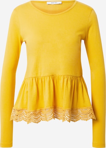 ABOUT YOU Shirt 'Cora' in Yellow: front