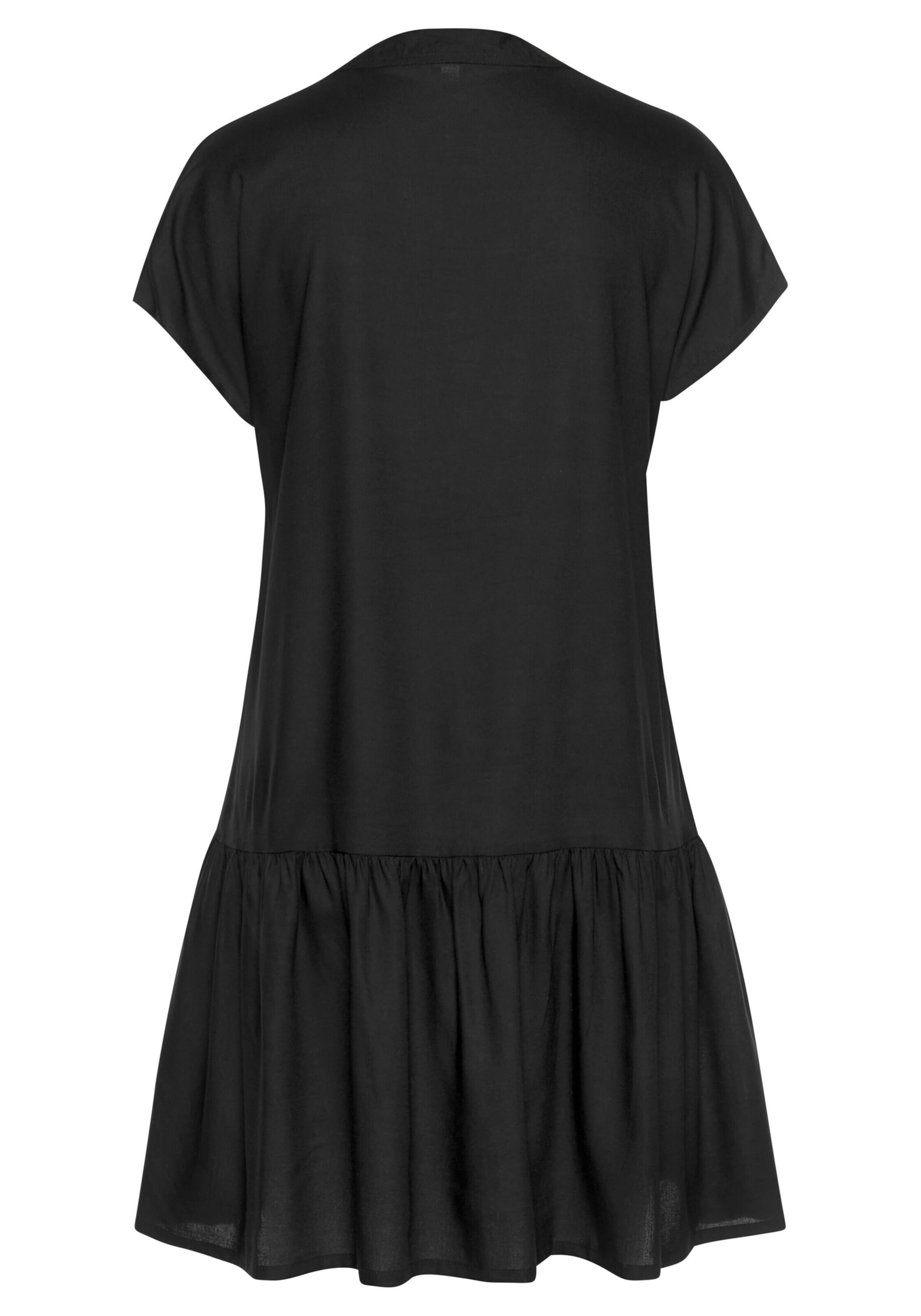 s.Oliver - Vestido camisero en negro