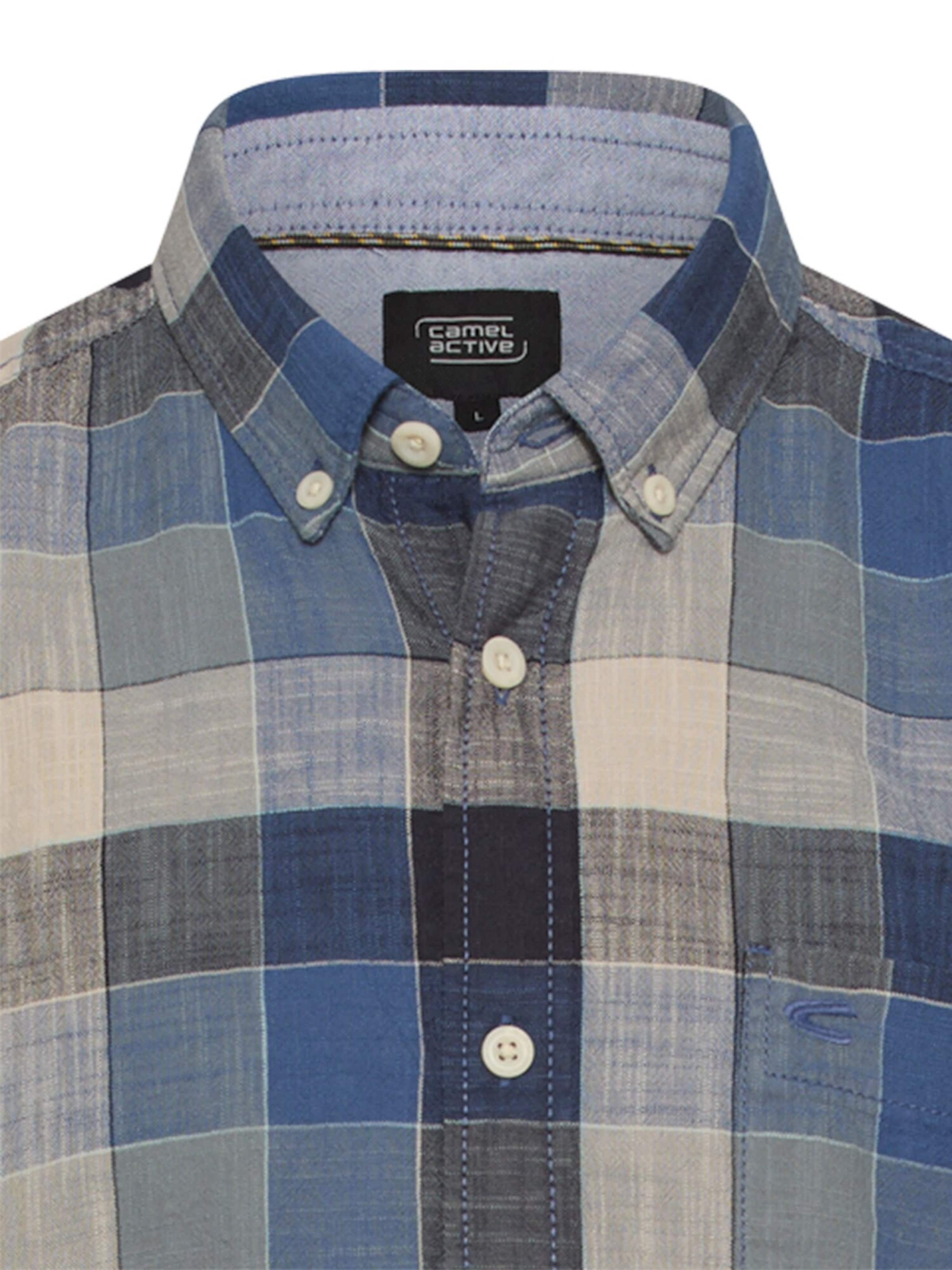 CAMEL ACTIVE Regular fit Button Up Shirt in Blue