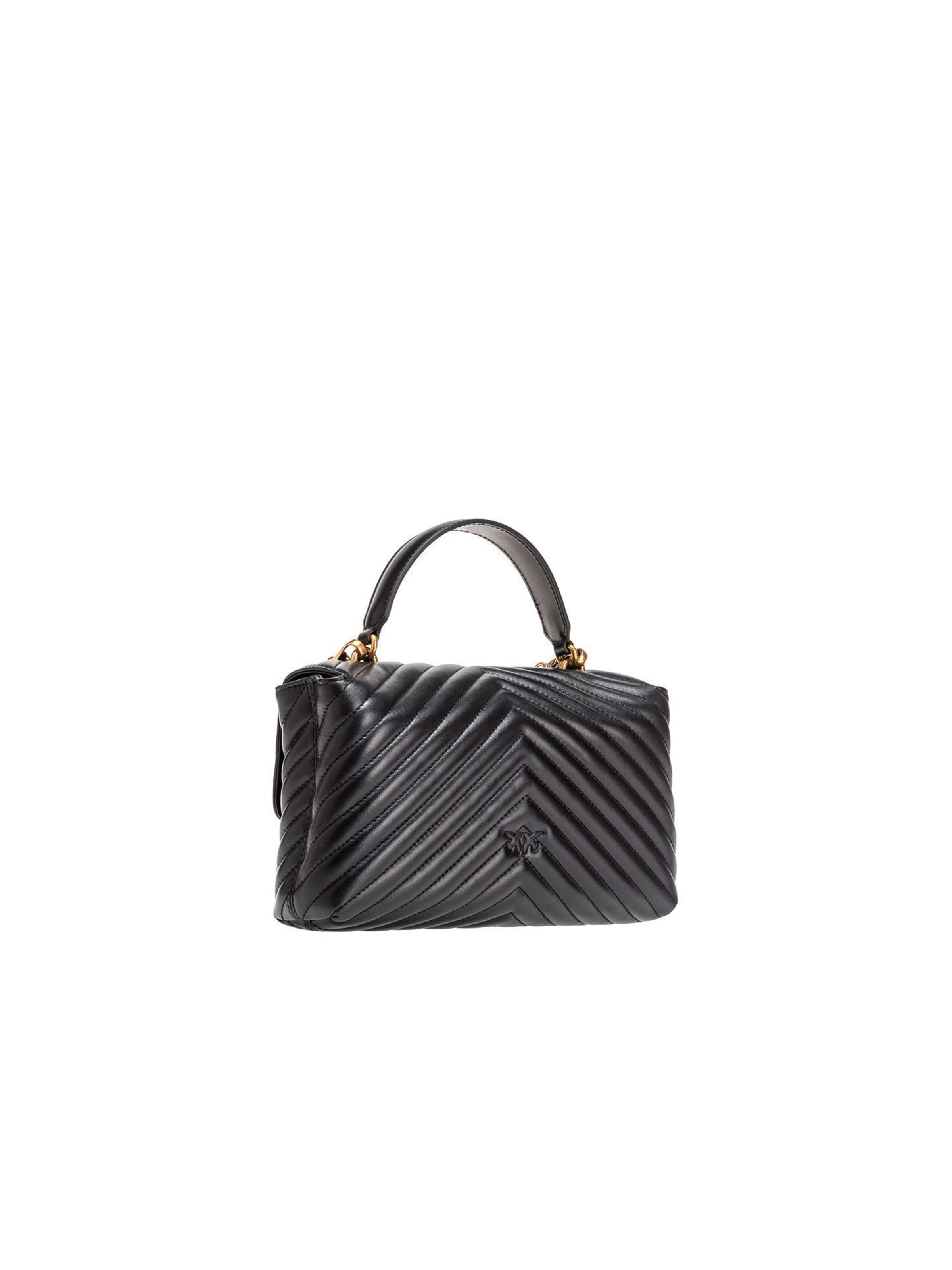 Borsa a mano 'Love Lady Puff Classic Handbag' di PINKO in nero