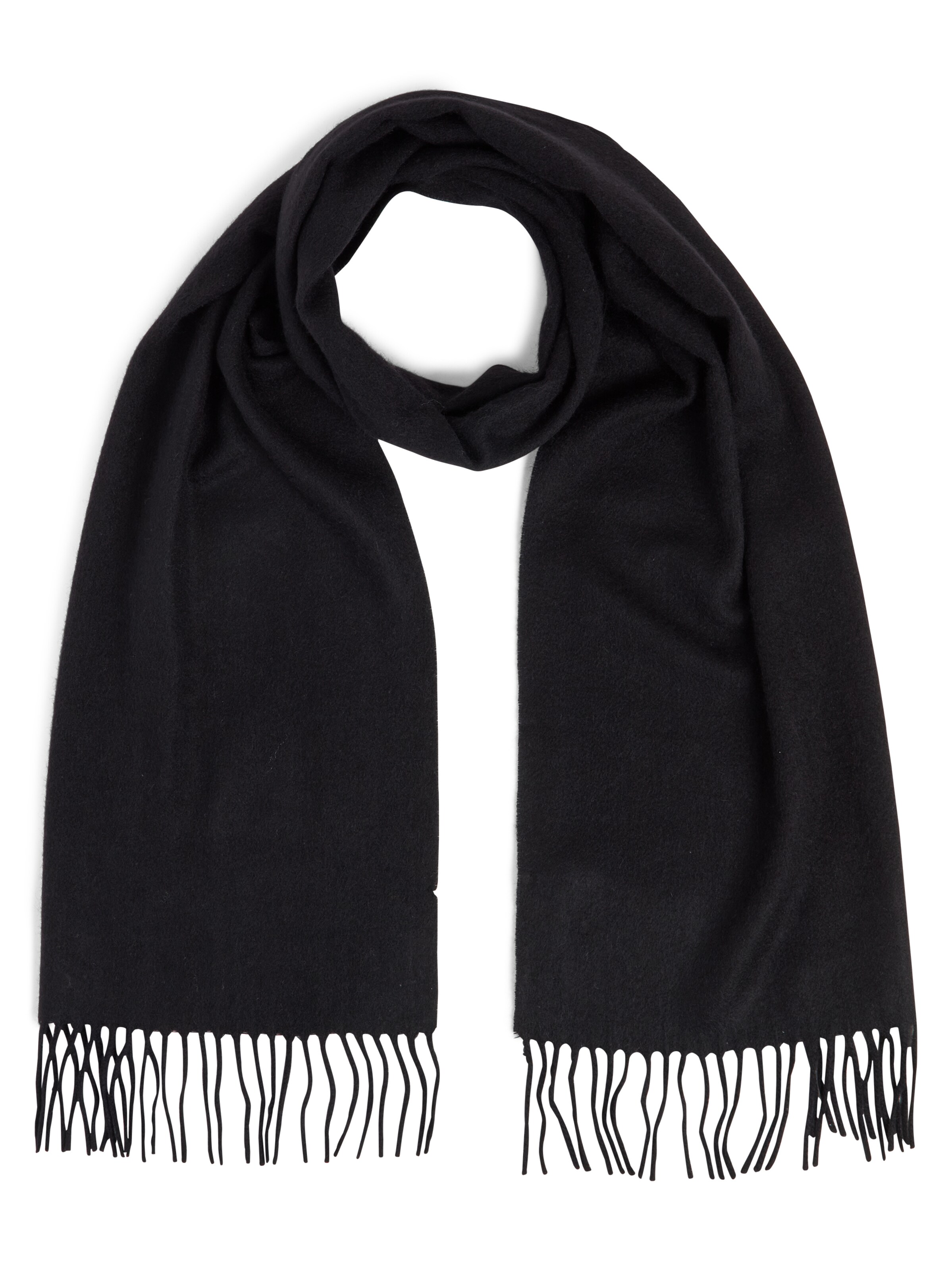 Finshley & Harding Scarf in Black: front