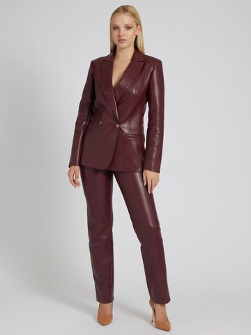 GUESS Regular Pants in Red