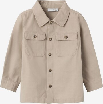 NAME IT Regular fit Button Up Shirt in Beige: front