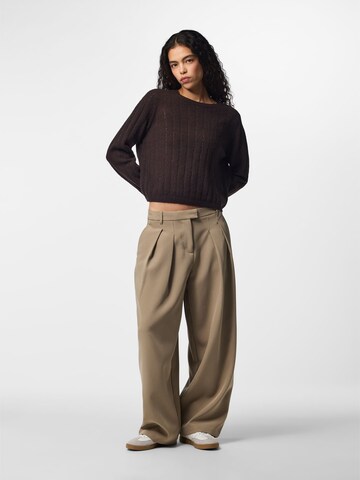 PIECES Pullover in Braun