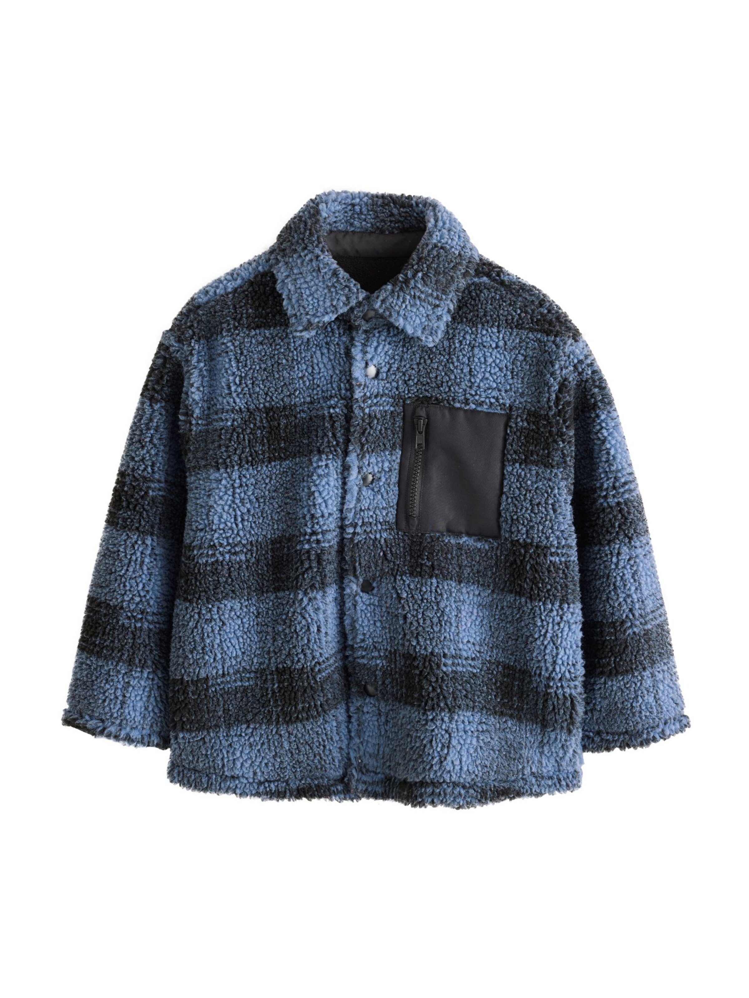Next Fleecejacke in Blau: Vorderseite