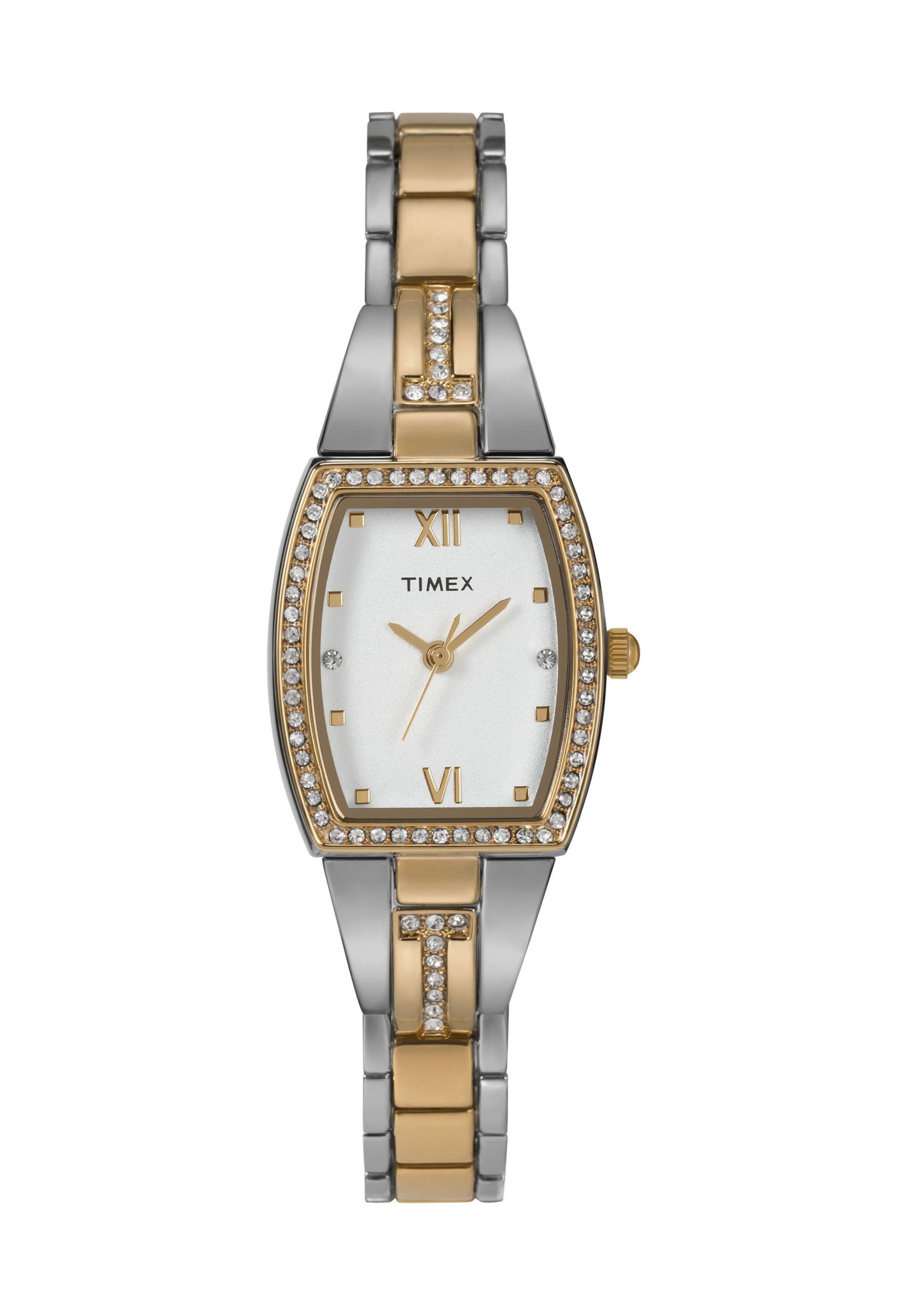 TIMEX Analogt ur 'Timex Main Street Tonneau' i guld: forside