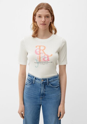 s.Oliver T-Shirt in Weiß: Vorderseite