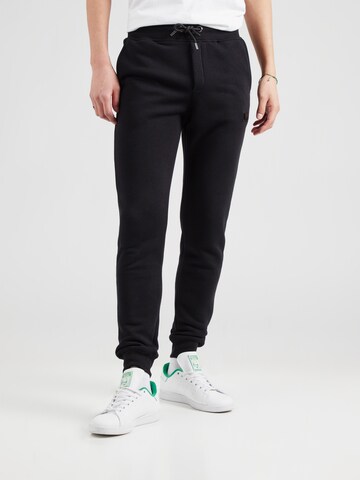 19V69 ITALIA Tapered Hose 'LUCAS' in Schwarz: Vorderseite
