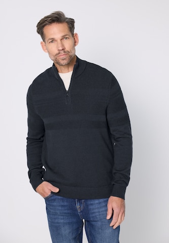 Street One MEN Sweater in Blue: front