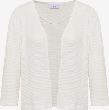 Cardigan CECIL en blanc : devant