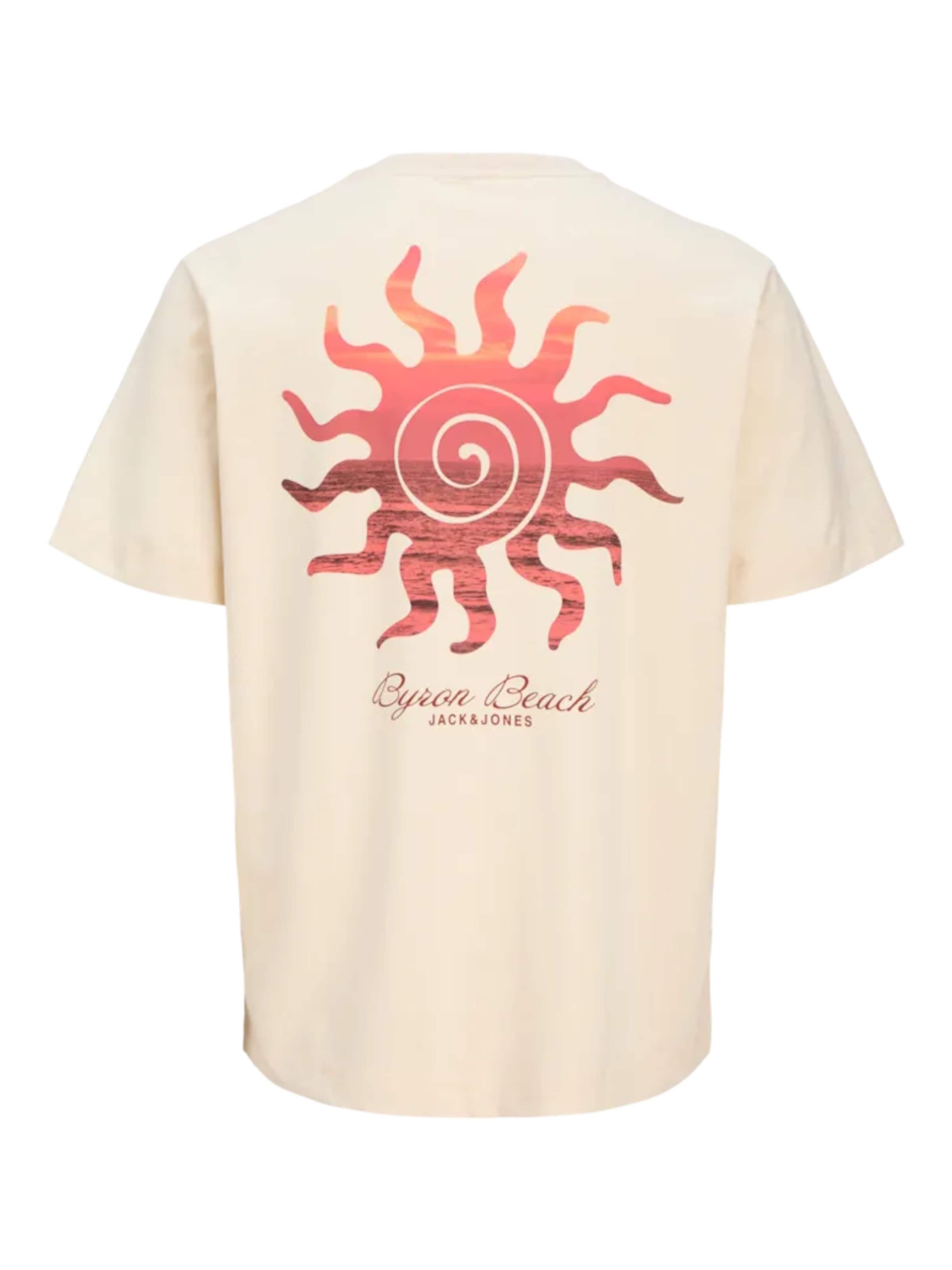 bēšs Jack & Jones Junior T-Krekls 'JORCanggu Summer'