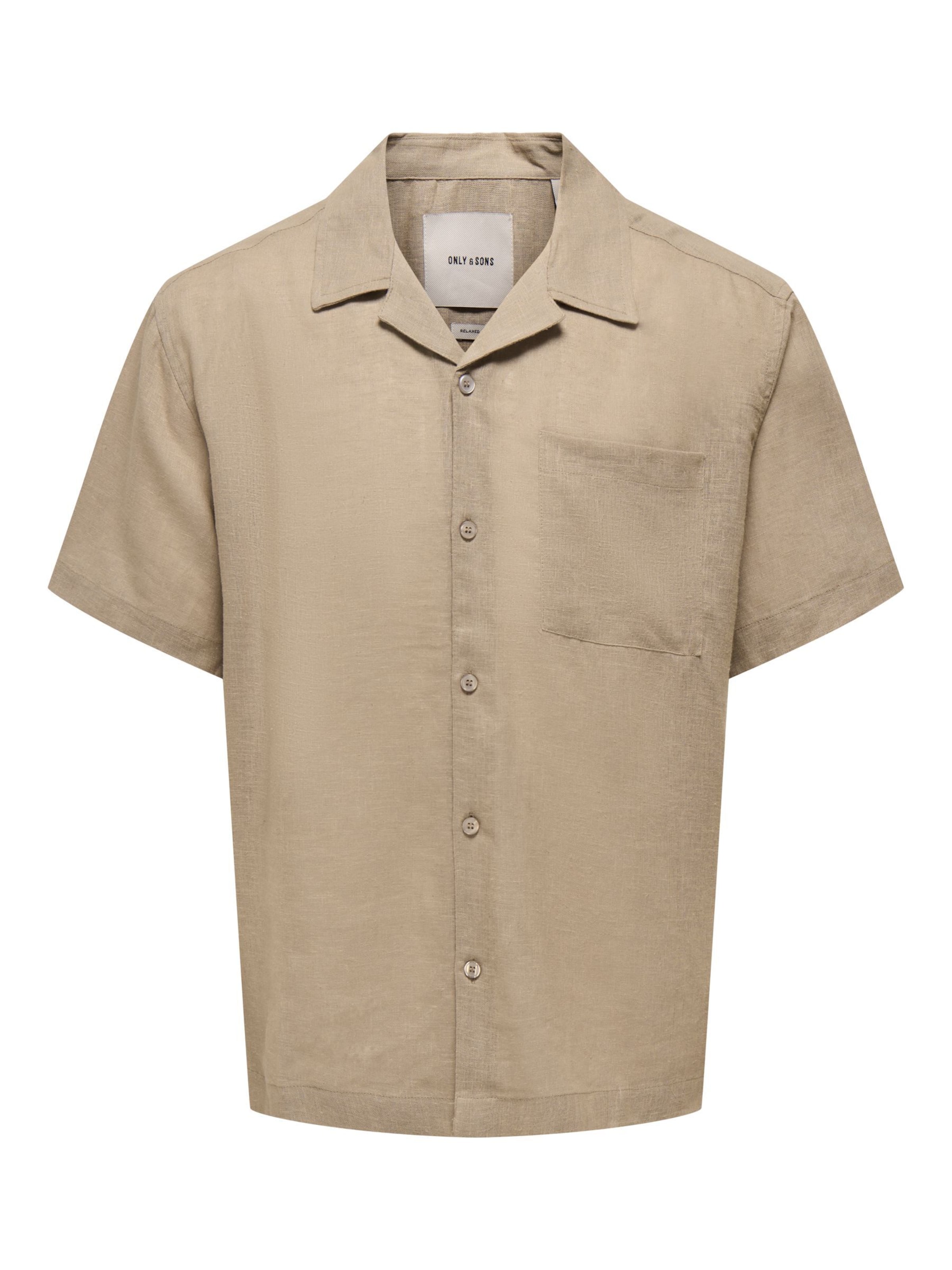 Comfort Fit Cămașă 'ONSLaurence' de la Only & Sons pe maro