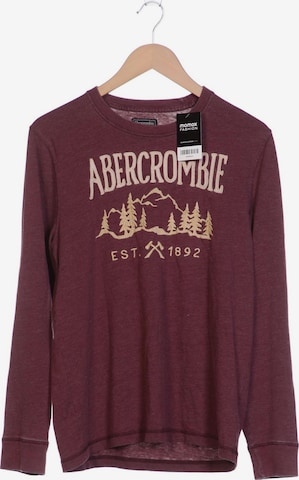 Abercrombie & Fitch Langarmshirt L in Rot: predná strana
