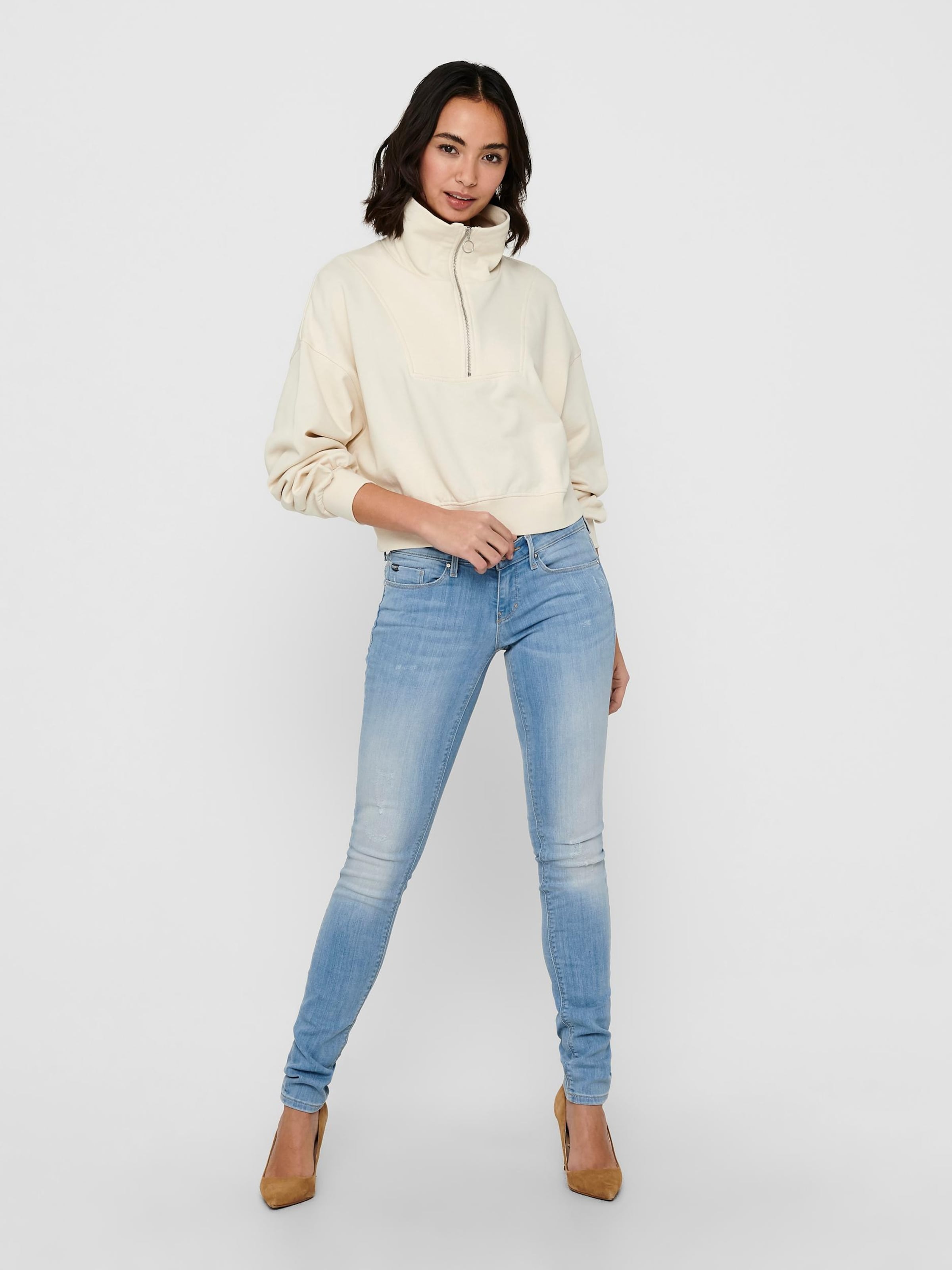 Womens coral sales skinny jeans
