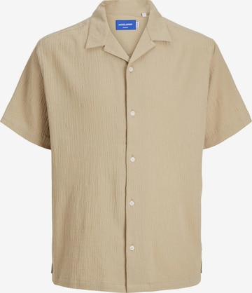 JACK & JONES Overhemd 'JORLuke' in Beige: voorkant