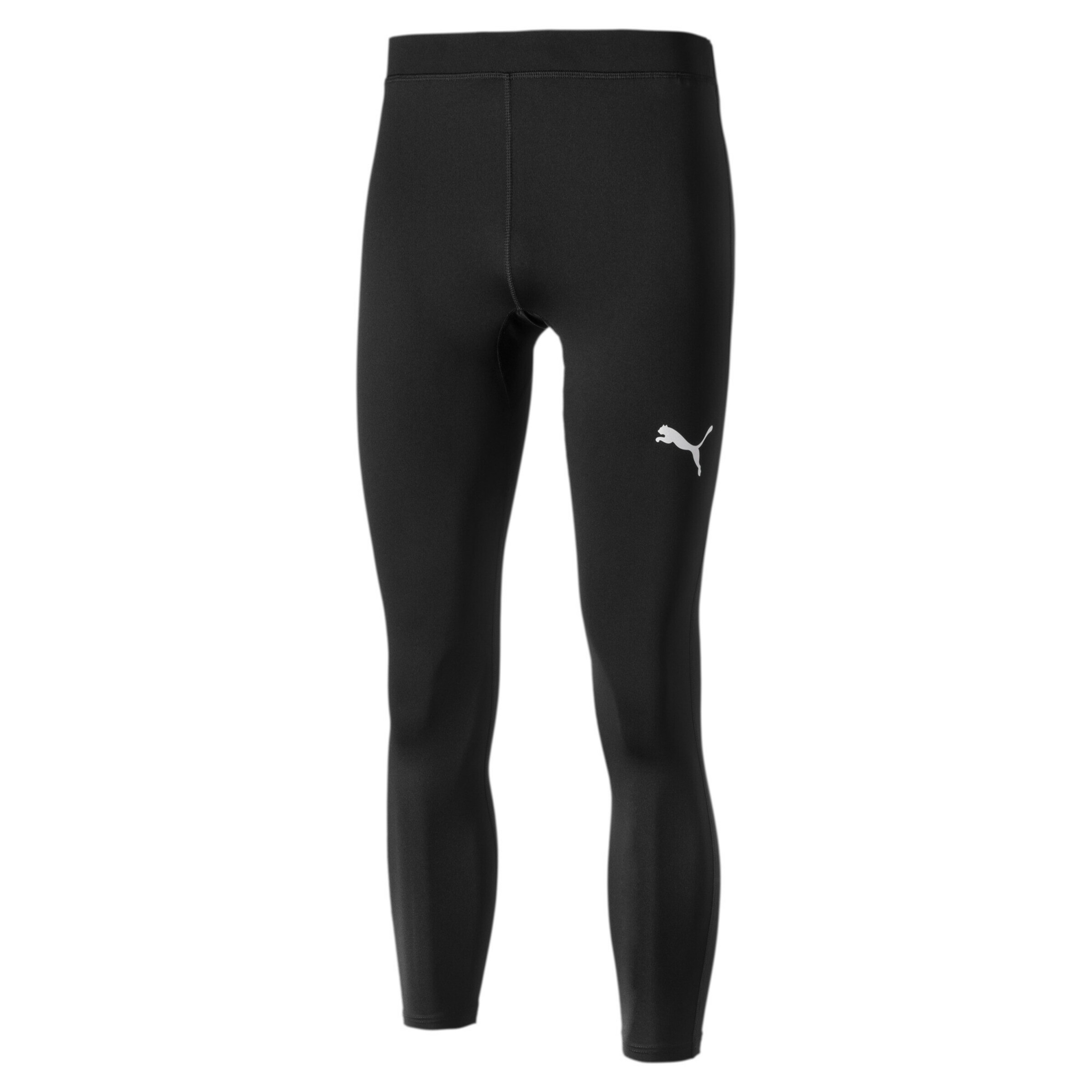 PUMA Skinny Sportunterhose 'Liga' in Schwarz: Vorderseite