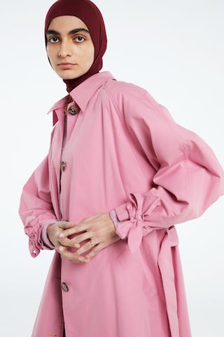 Fabienne Chapot Between-Seasons Coat 'Trine' in Pink