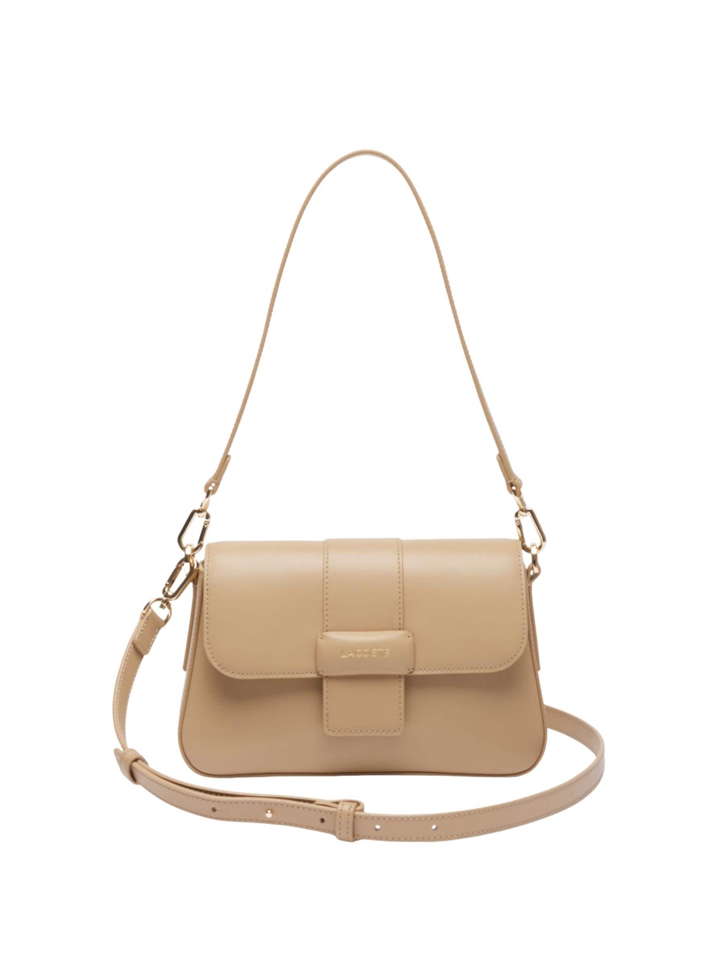 Sac à bandoulière 'Casual' LACOSTE en beige : devant