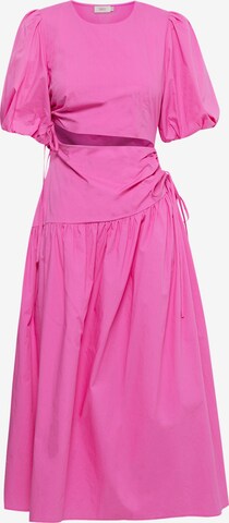 Robe 'JILL' Sável en rose : devant