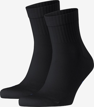 FALKE Socks in Black: front