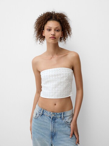 Bershka Overdel i hvid: forside