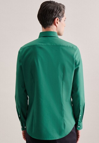 SEIDENSTICKER Slim fit Business Shirt in Green