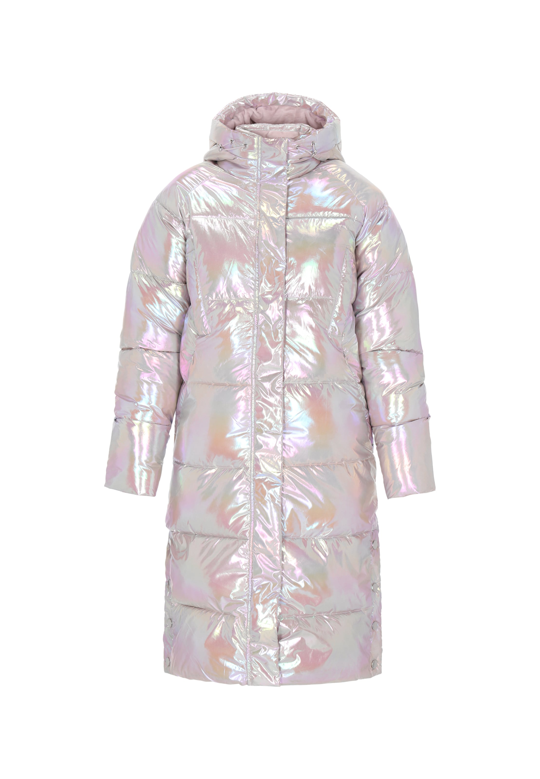 MYMO Tussenmantel in de kleur Blauw / Groen / Oranje / Zilver, Productweergave