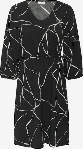 Kaffe Jurk 'Katrine' in Zwart: voorkant