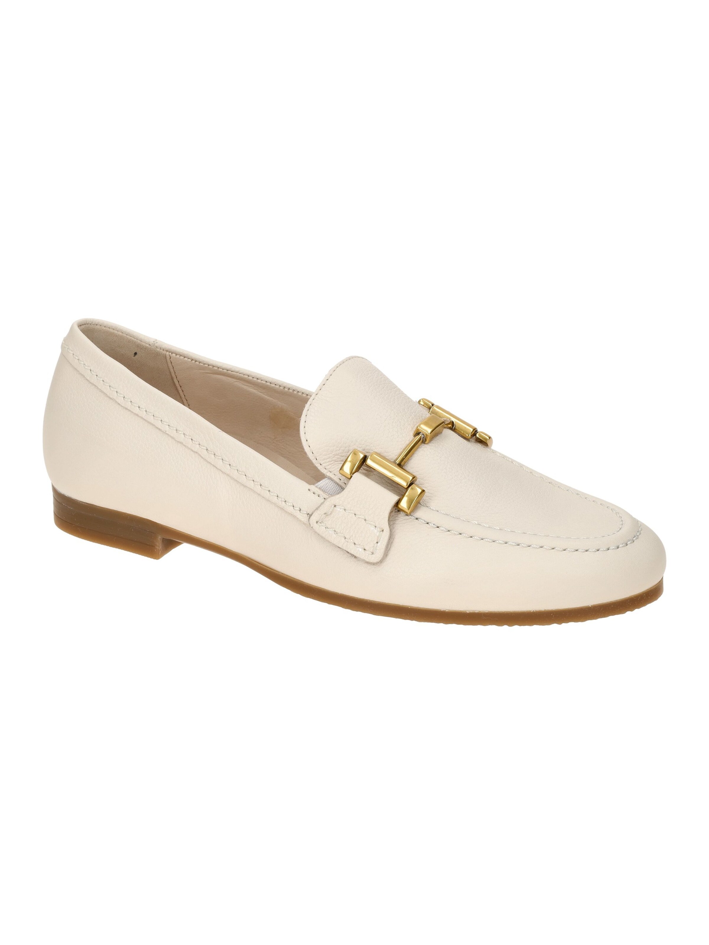 GABOR Slippers 'Gabor Comfort Slipper Loafer beige creme 42.432.52' in Beige: front
