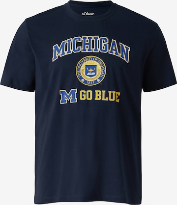 T-Shirt s.Oliver en bleu : devant