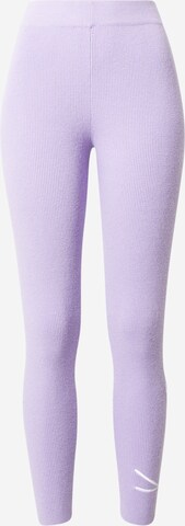 Skinny Leggings Karl Kani en violet : devant