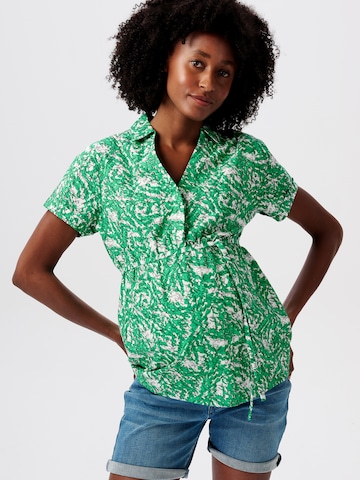 Camicia da donna di Esprit Maternity in verde: frontale